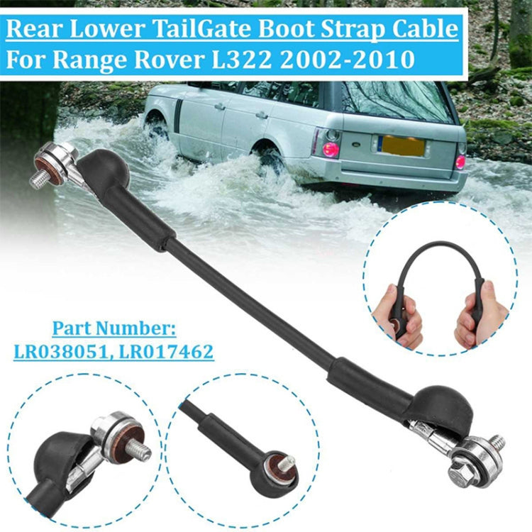 1 paio di supporti per cavi per barre di rinforzo del portellone posteriore dell'auto LR038051 per Land Rover Range Rover L322, 1 Pair