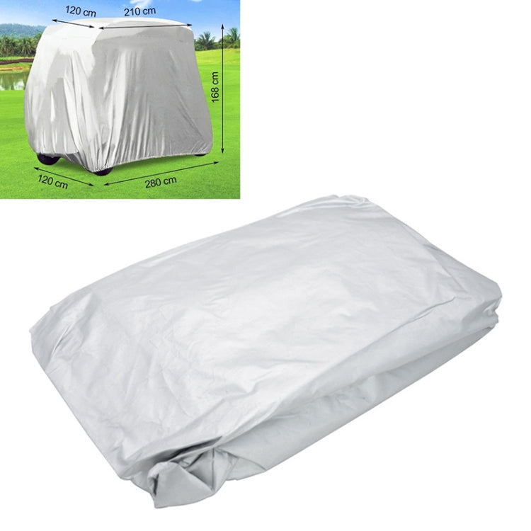 Protezione solare per carrello da golf, isolamento termico antipioggia, copertura antipolvere universale per tutte le stagioni, Silver
