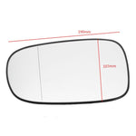 Specchietto retrovisore grandangolare lato destro 30496 per Saab 93 2003-2010, guida a destra, Right Side