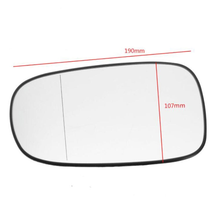 Specchietto retrovisore grandangolare lato destro 30496 per Saab 93 2003-2010, guida a destra, Right Side