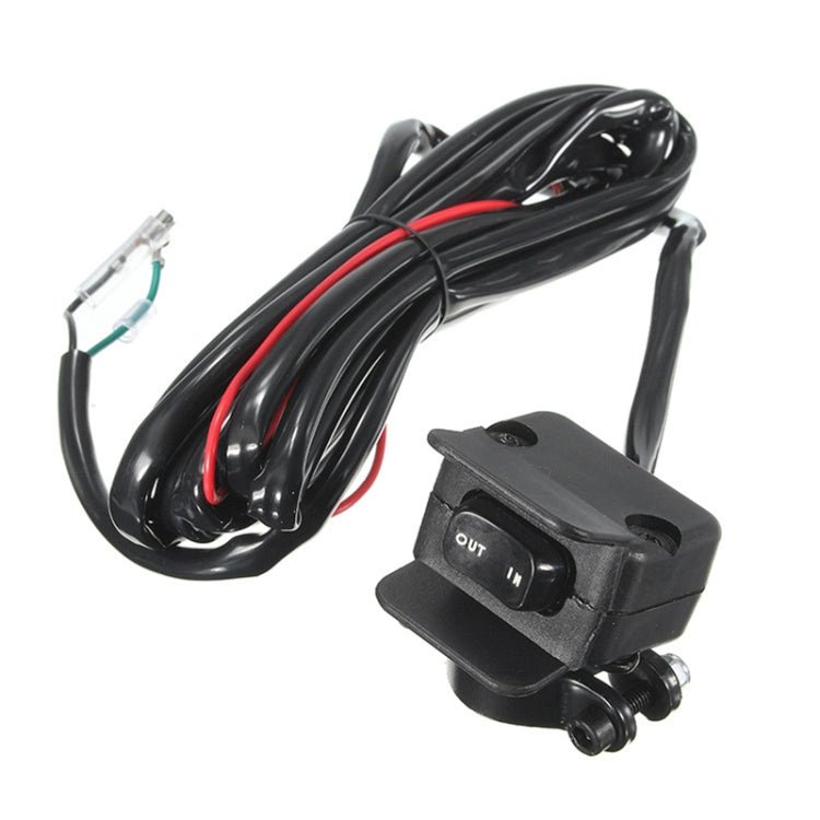 Kit di allarme linea di controllo manubrio per verricello per moto ATV / UTV, Winch Rocker Switch