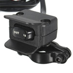 Kit di allarme linea di controllo manubrio per verricello per moto ATV / UTV, Winch Rocker Switch