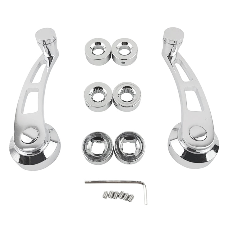 Maniglia a leva per porta a manovella elettrolitica da 4-1/4 pollici per auto per Chevrolet / Ford / Chrysler, For Chevrolet / Ford
