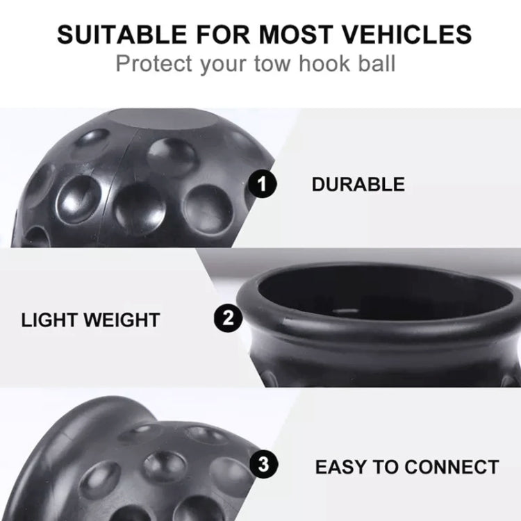 Protezione della sfera di traino del rimorchio del gancio di traino del tappo di copertura della sfera di traino del camion per auto, 1 PCS