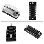 CS-978A1 FB1901 Scatola fusibili negativi positivi indipendenti 1 ingresso 6 uscite senza fusibile per auto camion barca, CS-978A1