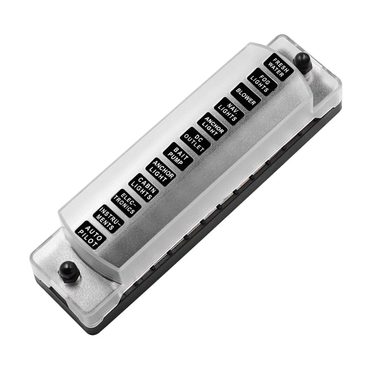 CS-978A2 FB1902 Scatola fusibili negativi positivi indipendenti 1 ingresso 12 uscite senza fusibile per auto camion barca, CS-978A2
