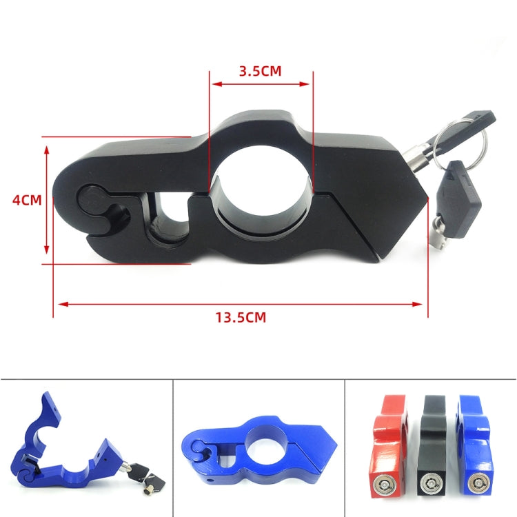 Blocco maniglia acceleratore in lega di alluminio per moto, Throttle Handle Lock (Black), Throttle Handle Lock (Blue), Throttle Handle Lock (Red)