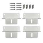 Staffa in lega di alluminio per pannello solare per camper da esterno, Solar Panel Bracket