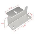 Staffa in lega di alluminio per pannello solare per camper da esterno, Solar Panel Bracket