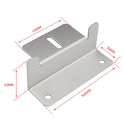 Staffa in lega di alluminio per pannello solare per camper da esterno, Solar Panel Bracket