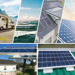 Staffa in lega di alluminio per pannello solare per camper da esterno, Solar Panel Bracket