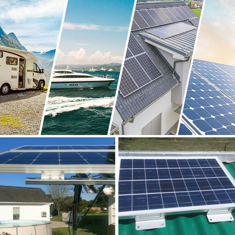 Staffa in lega di alluminio per pannello solare per camper da esterno, Solar Panel Bracket