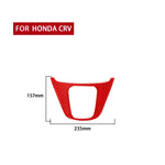 Per Honda CRV 2007-2011 Adesivo decorativo per telaio del pannello del cambio dell'auto in fibra di carbonio, guida a destra e a sinistra universale, Car Gear Panel Frame