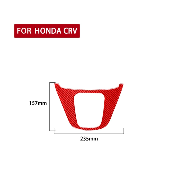 Per Honda CRV 2007-2011 Adesivo decorativo per telaio del pannello del cambio dell'auto in fibra di carbonio, guida a destra e a sinistra universale, Car Gear Panel Frame