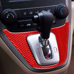Per Honda CRV 2007-2011 Adesivo decorativo per telaio del pannello del cambio dell'auto in fibra di carbonio, guida a destra e a sinistra universale, Car Gear Panel Frame