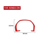 Per Honda CRV 2007-2011 Adesivo decorativo per cornice cruscotto auto in fibra di carbonio, guida a destra e sinistra universale, Car Dashboard Frame
