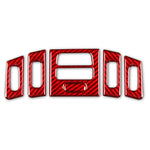 Set da 5 pezzi per BMW Serie 3 E90 Adesivo decorativo per presa d'aria per auto in fibra di carbonio di alta qualità, guida a destra e a sinistra universale, High Matching Car Air Outlet