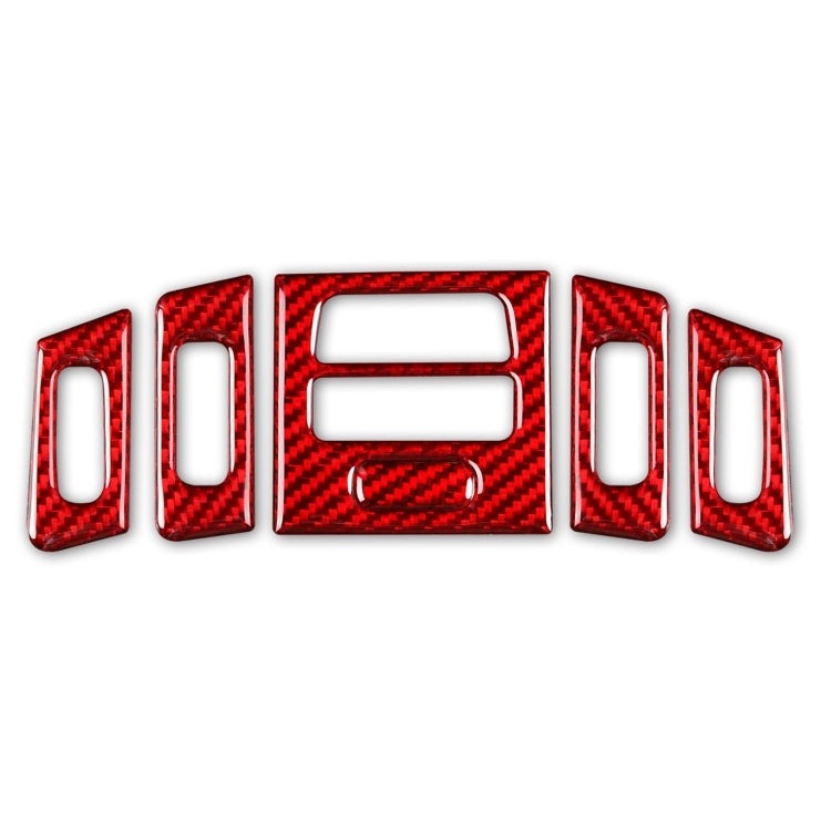 Set da 5 pezzi per BMW Serie 3 E90 Adesivo decorativo per presa d'aria per auto in fibra di carbonio di alta qualità, guida a destra e a sinistra universale, High Matching Car Air Outlet