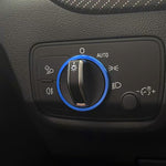 Decorazione adesiva per anello interruttore fari auto per Audi Q2