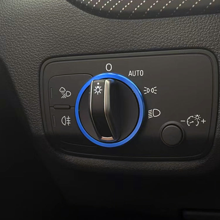 Decorazione adesiva per anello interruttore fari auto per Audi Q2