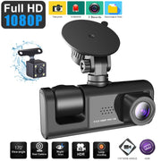 Registratore di guida per auto con visione notturna HD A1 a 3 obiettivi, A1