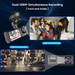 Registratore di guida per auto con visione notturna HD A1 a 3 obiettivi, A1