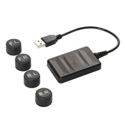 Sistema di monitoraggio della pressione dei pneumatici USB TPMS Android con sensore esterno per autoradio lettore DVD, with External Sensor