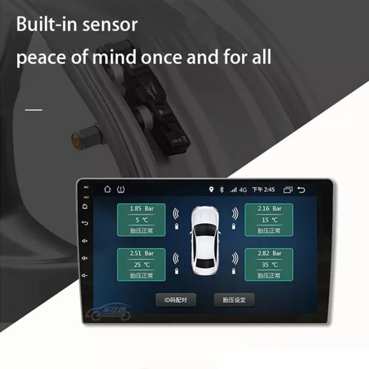Sistema di monitoraggio della pressione dei pneumatici USB TPMS Android con sensore interno per autoradio lettore DVD, with Internal Sensor