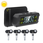 Sistema di monitoraggio della pressione dei pneumatici a ricarica solare per auto ad alta precisione TPMS, sensore vocale integrato, Built-in Voice Sensor