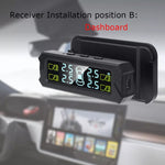 Sistema di monitoraggio della pressione dei pneumatici a ricarica solare per auto ad alta precisione TPMS, sensore acustico esterno, External Beep Sensor