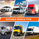 Sistema di monitoraggio della pressione dei pneumatici wireless solare per auto TPMS 6 sensori esterni per autobus per camion a 6 ruote, Solar Wireless Tire Pressure Monitoring