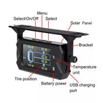 Sistema di monitoraggio della pressione dei pneumatici wireless solare da 8 bar TPMS 6 sensori esterni per autobus per camion a 6 ruote, 8Bar