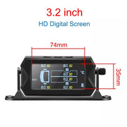 Sistema di monitoraggio della pressione dei pneumatici wireless solare da 15 bar TPMS 6 sensori esterni per autobus per camion a 6 ruote, 15Bar