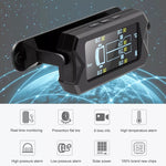 Sistema di monitoraggio della pressione dei pneumatici wireless solare da 15 bar TPMS 6 sensori esterni per autobus per camion a 6 ruote, 15Bar