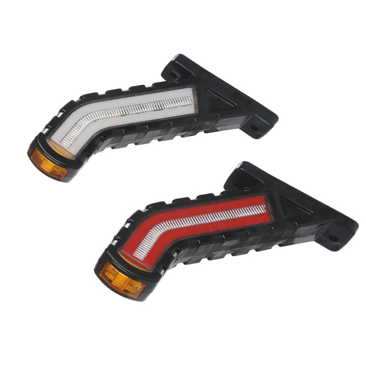 2 pezzi MK-138 Fanale posteriore a LED per camion Luce di posizione laterale tricolore per acqua corrente, MK-138