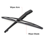 JH-BMW09 Per BMW X3 E83 2004-2010 Auto Parabrezza Posteriore Braccio Del Tergicristallo Gruppo Lama 61 62 3 400 708, For BMW X3 E83 2004-2010