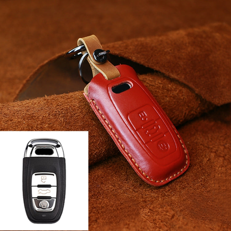 Per la custodia protettiva per chiave in pelle di vacchetta della serie Audi, versione B 2011-2018, For Audi, B Version, For Audi,B Version