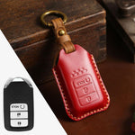Custodia in pelle per chiave auto Honda tre tasti