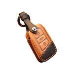 Custodia protettiva per chiave in pelle di vacchetta per auto Volkswagen, versione A, For Volkswagen, A Version