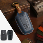 Custodia protettiva per chiave in pelle di vacchetta per auto Toyota, versione a due chiavi, For Toyota, Two Keys Version, For Toyota,Two Keys Version, For Toyota , Two Keys Version