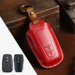 Custodia protettiva per chiave in pelle di vacchetta per auto Toyota, versione a due chiavi, For Toyota, Two Keys Version, For Toyota,Two Keys Version, For Toyota , Two Keys Version