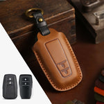 Custodia protettiva per chiave in pelle di vacchetta per auto Toyota, versione a due chiavi, For Toyota, Two Keys Version, For Toyota,Two Keys Version, For Toyota , Two Keys Version