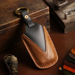 Custodia protettiva per chiave in pelle di vacchetta per auto Toyota, versione a due chiavi, For Toyota, Two Keys Version, For Toyota,Two Keys Version, For Toyota , Two Keys Version