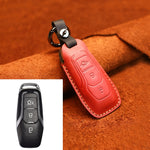 Per Ford Old Style Car Custodia protettiva per chiave in pelle di vacchetta, For Ford Old Style