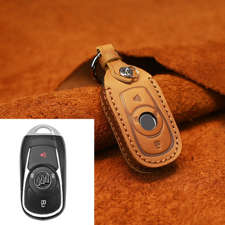 Custodia protettiva per chiave in pelle di vacchetta per auto Buick, versione a quattro chiavi, For Buick, Four Keys Version