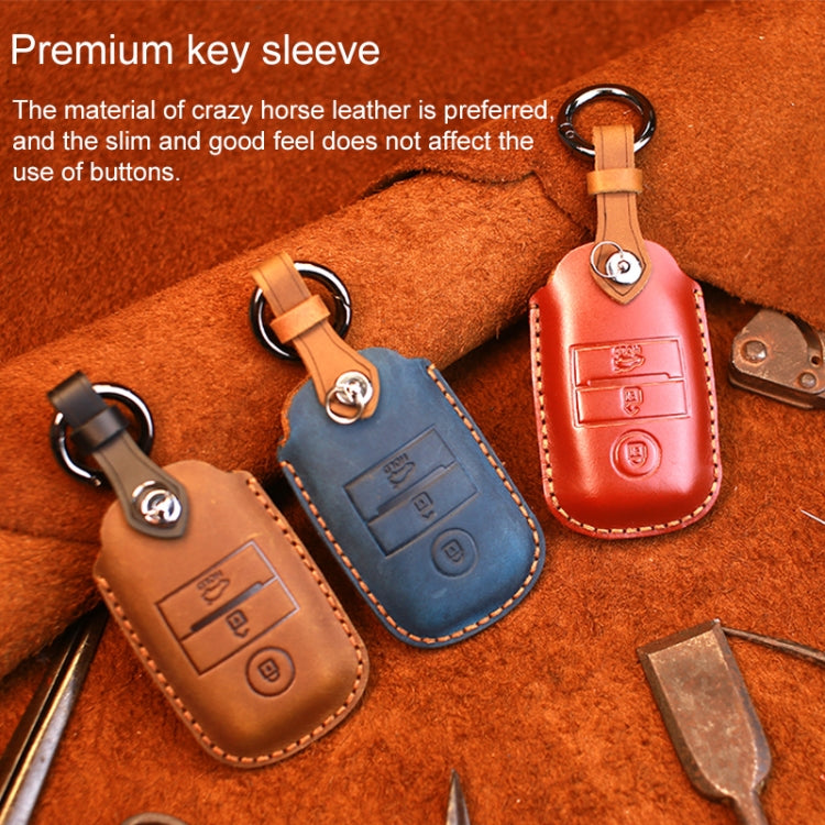Per Kia Old Style Car Custodia protettiva per chiave in pelle di vacchetta, For Kia, For Kia Old Style