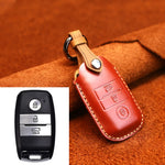Per Kia Old Style Car Custodia protettiva per chiave in pelle di vacchetta, For Kia, For Kia Old Style