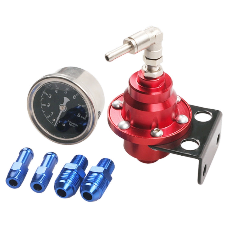 Regolatore di pressione del carburante regolabile modificato per auto con manometro, Adjustable Fuel Pressure Regulator