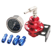 Regolatore di pressione del carburante regolabile modificato per auto con manometro, Adjustable Fuel Pressure Regulator