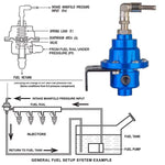 Regolatore di pressione del carburante regolabile modificato per auto con manometro, Adjustable Fuel Pressure Regulator